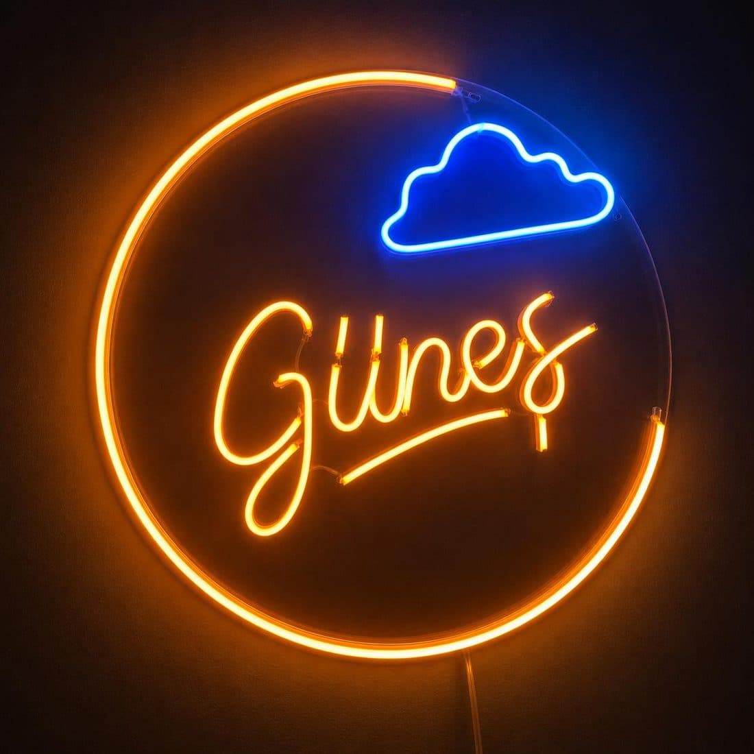 Güneş Figürlü LED Neon Tablo