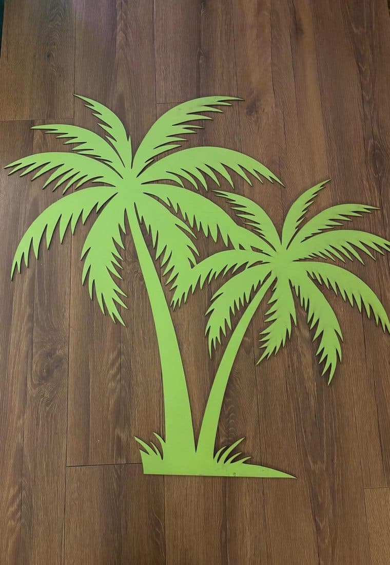 Palmiye Ağacı 3mm MDF Tablo